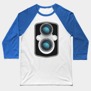 Vintage TLR Camera Face Plate Baseball T-Shirt